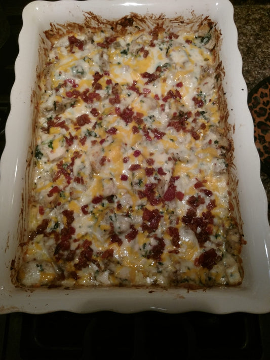 Cukierski Family Farm & Kitchen- Garlic Chicken Bacon Ranch Casserole