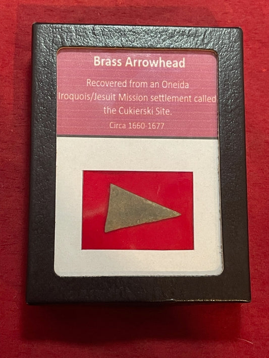 1600's Brass Arrowhead with free E-Book!