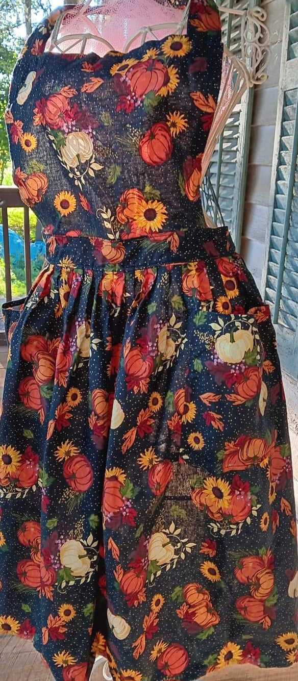 Handmade Full Apron for the Fall Season - Fundraiser