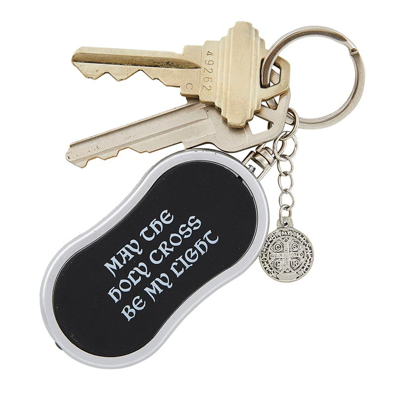 St. Benedict LED Flashlight Key Chain- Pediatric Fundraiser