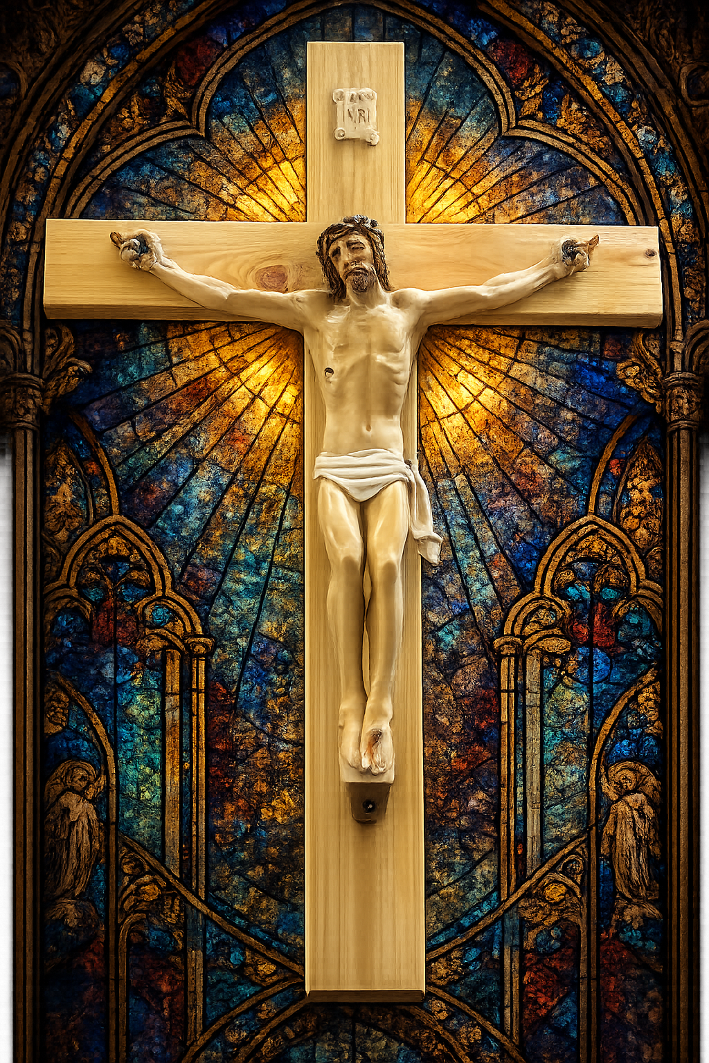 Handcrafted Crucifix- Free shipping