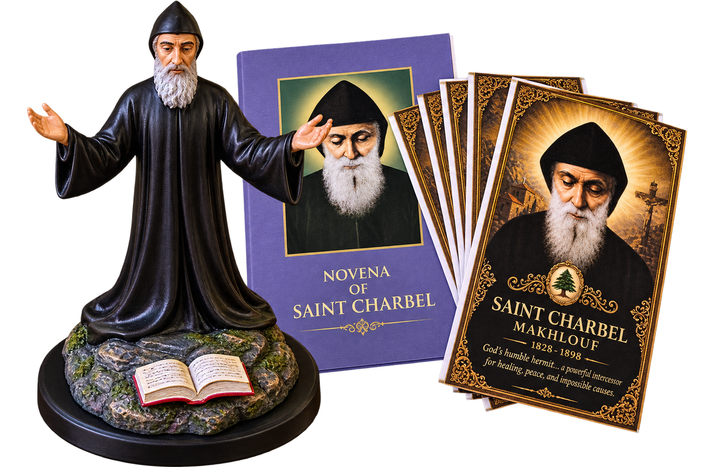 ST. CHARBEL DEVOTIONAL SET