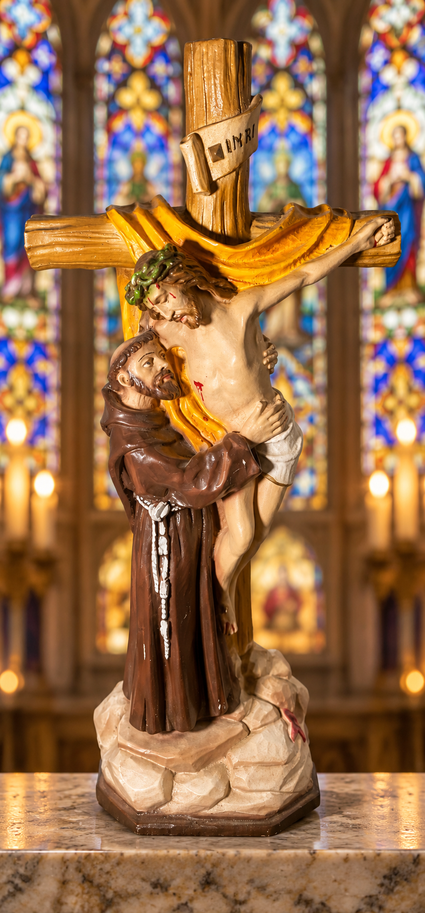 Saint Francis Embracing the Crucified Christ