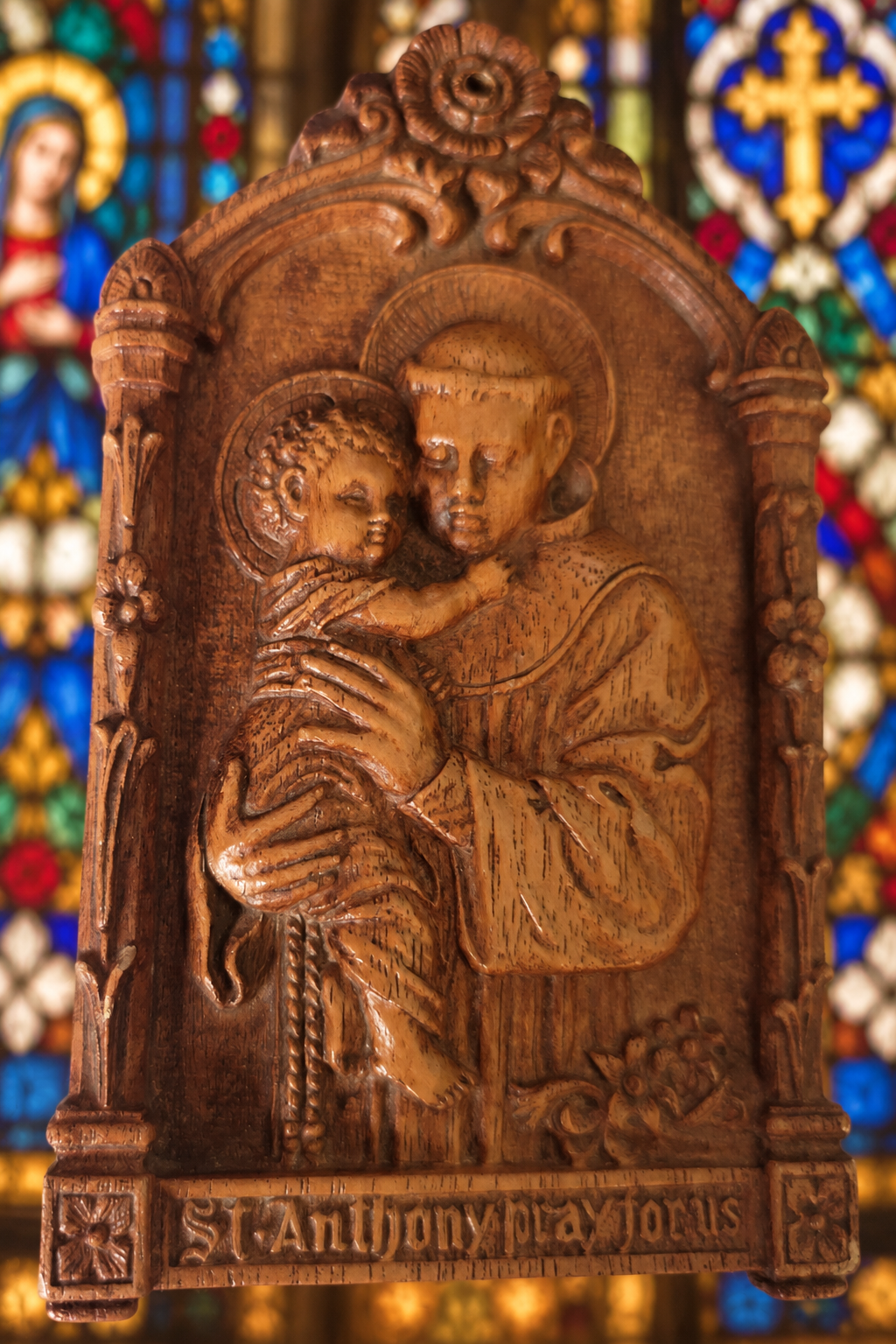 Closed-Convent St. Anthony and Child Jesus Relief Plaque