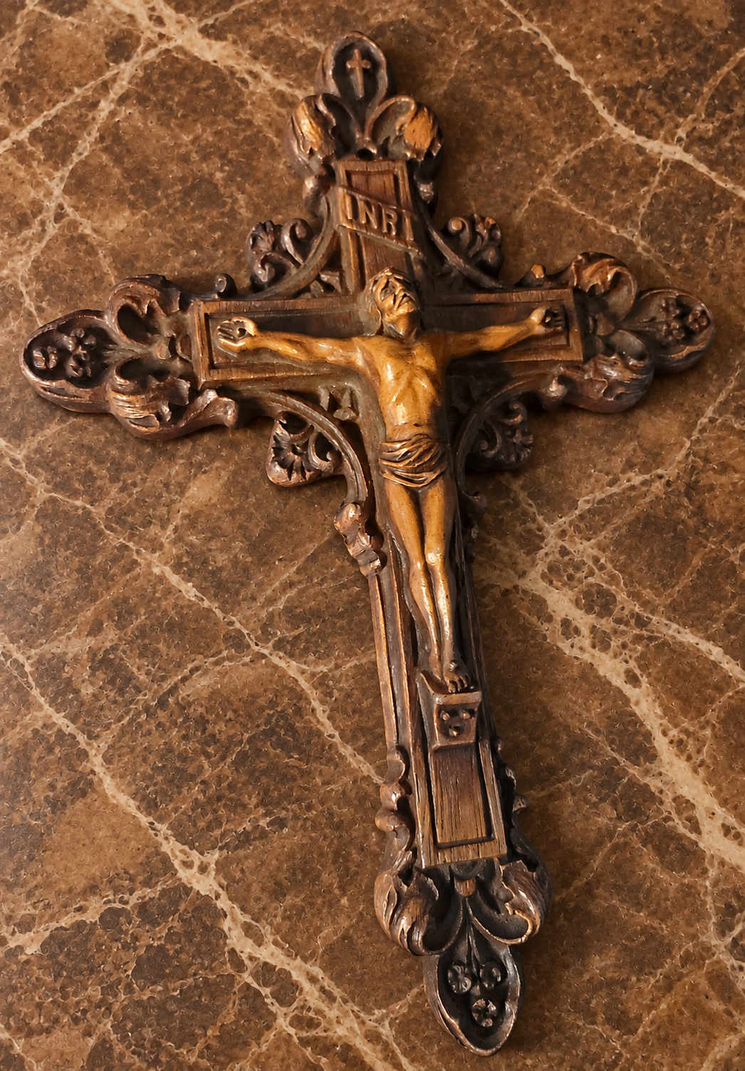Convent Crucifix Touched to the True Cross – 7 Inch