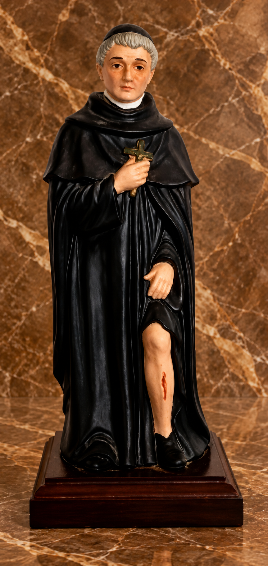 VINTAGE 1983 SAINT PEREGRINE STATUE — RELIGIOUS CLASSICS BY COLUMBIA