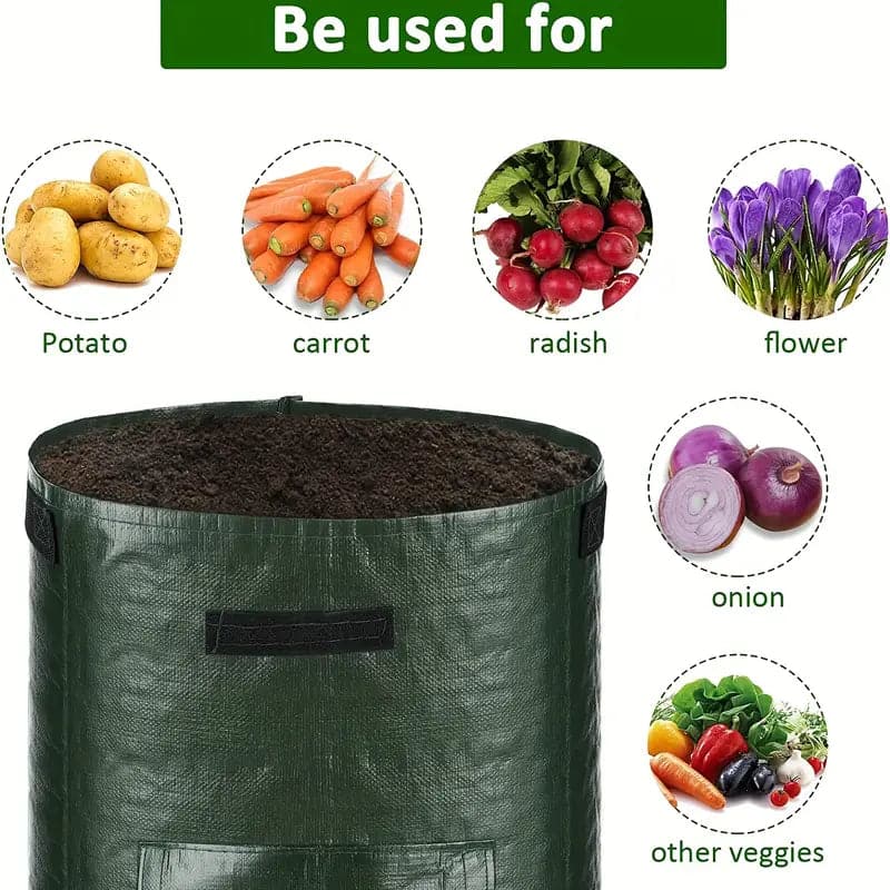 10 Gallon Grow Bags With Flap And Handles-4 pack - Pediatric Fundraiser