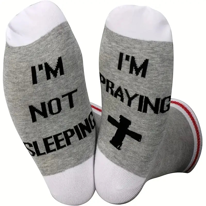 "I'm Not Sleeping, I'm Praying" Prayer Socks -Pediatric Fundraiser
