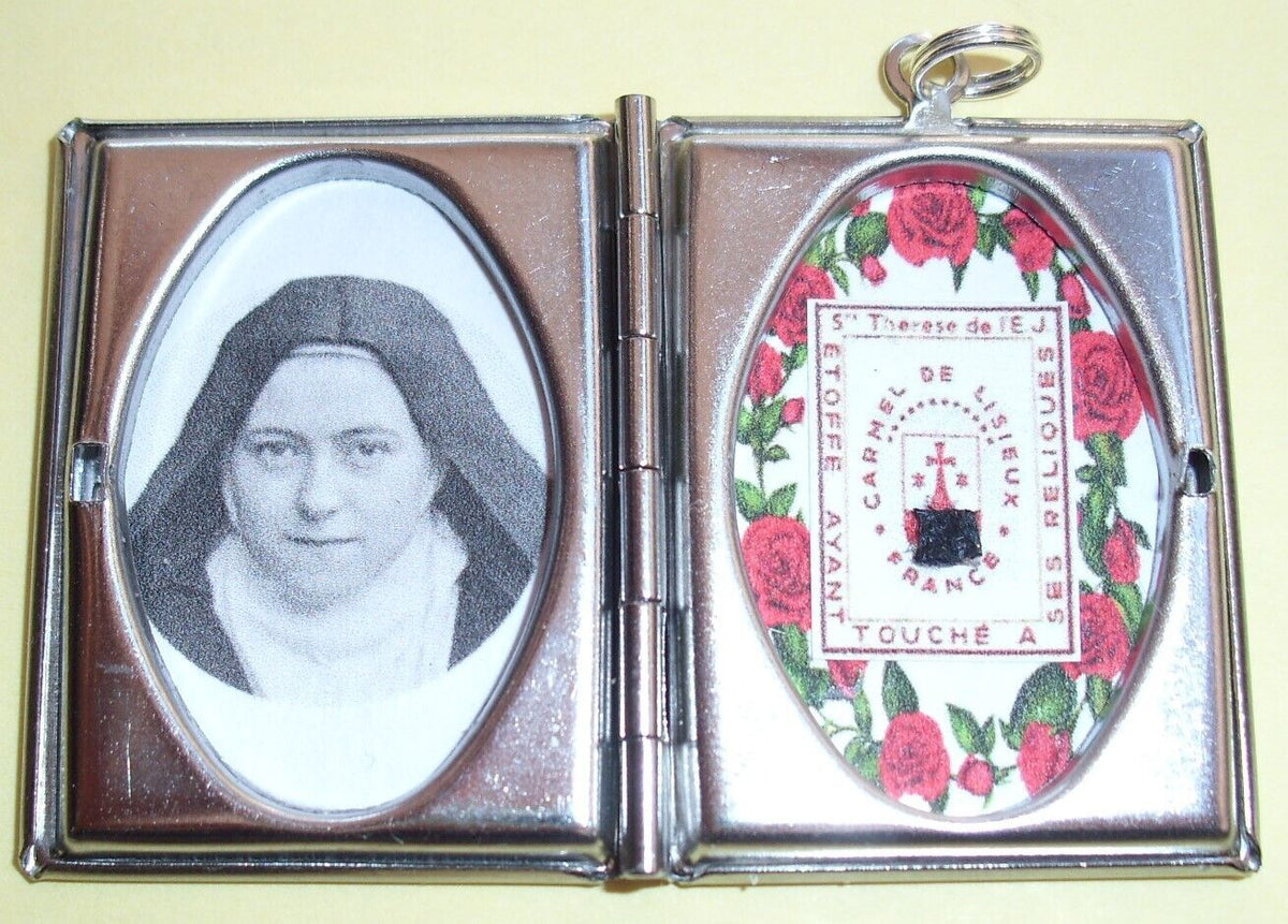 Saint Therese of Lisieux relic locket