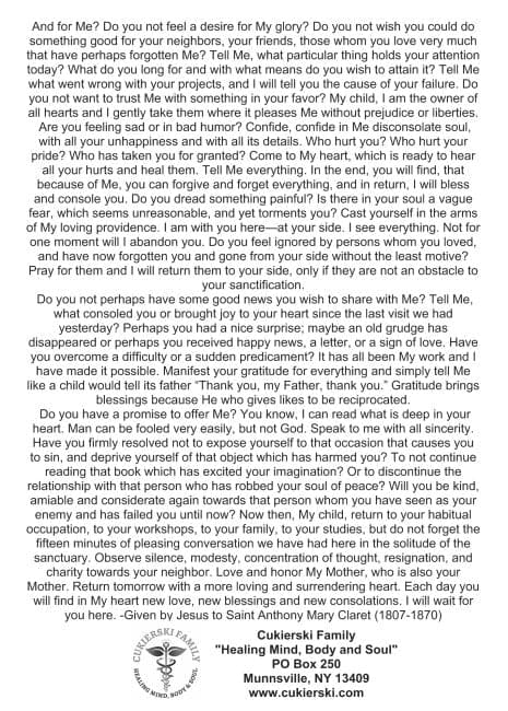 Prayer Card-Fifteen Minutes with Jesus (Package of 10)