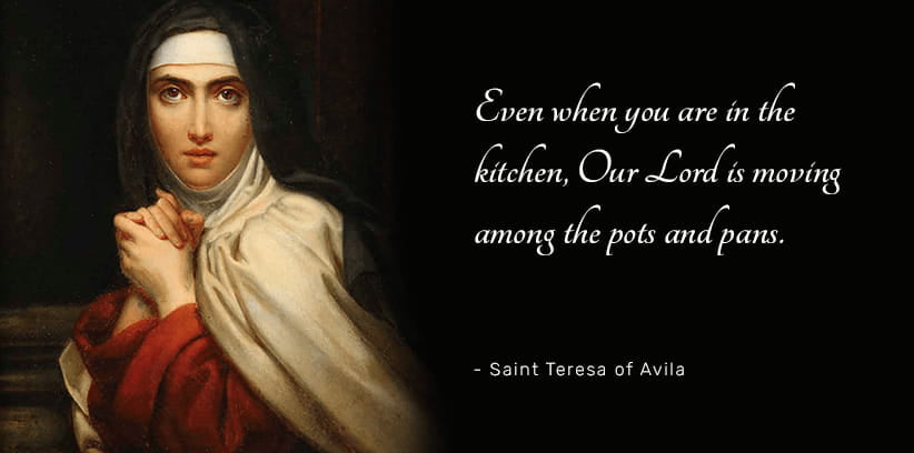 Daily Encouragement & Specials- Our Lord moves among the pots & pans