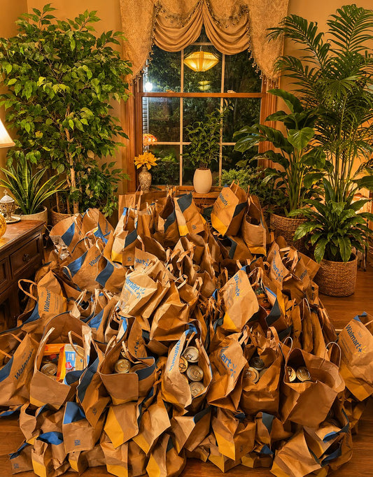 Providing Food For The Hungry -181 Bags of Groceries