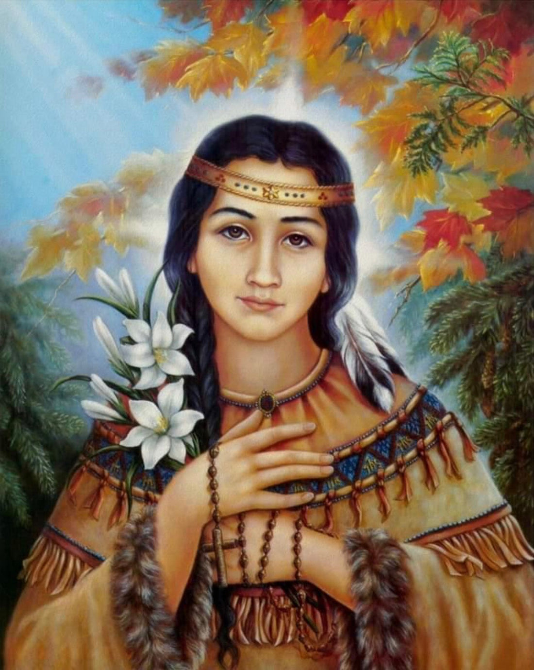 Daily Encouragement & Specials -    Honoring Saint Kateri Tekakwitha - A Special Connection to Our Property's History