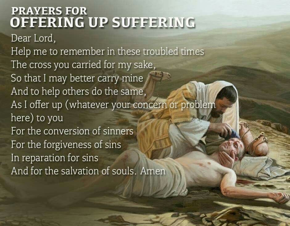 Offering Up Suffering