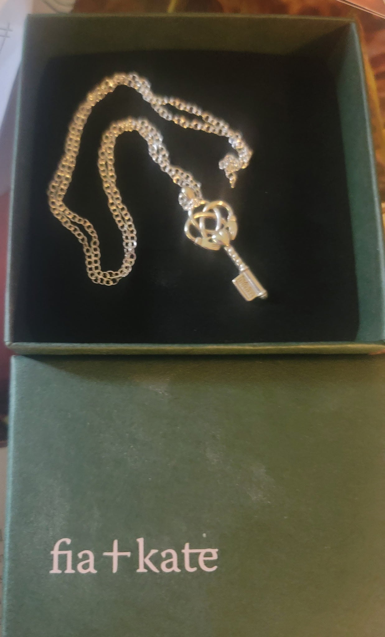 Irish Celtic Knot & Key Necklace