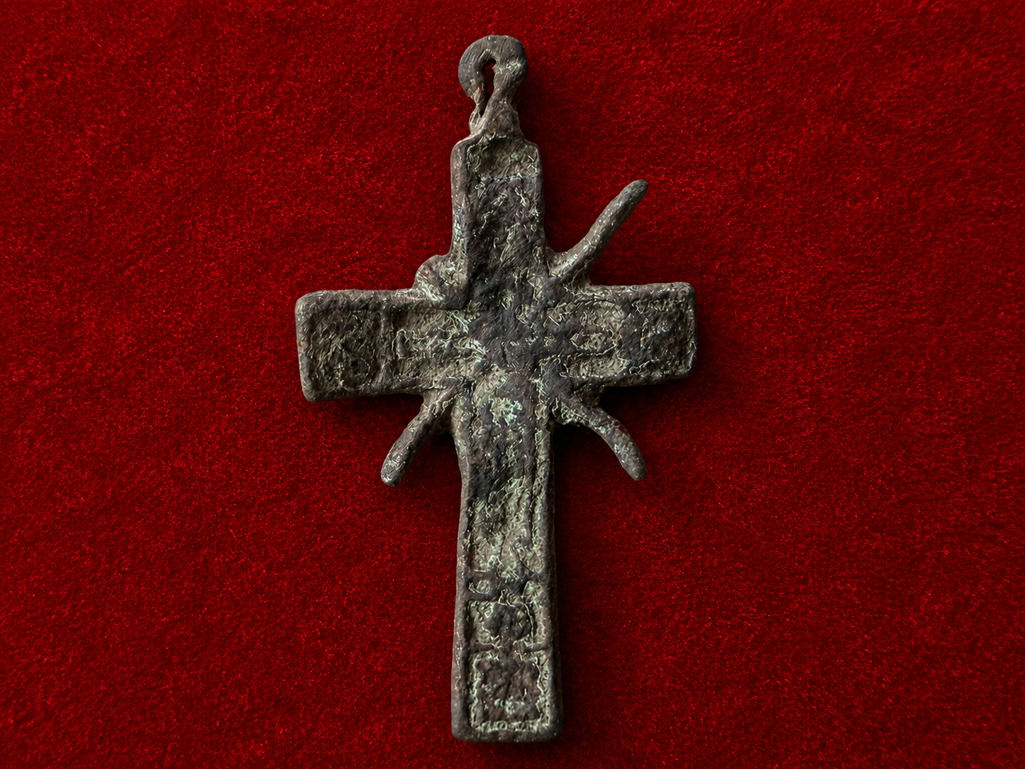 18th Century Russian Orthodox “Radiant Crown” Pectoral Cross – Golgotha & Passion Symbols