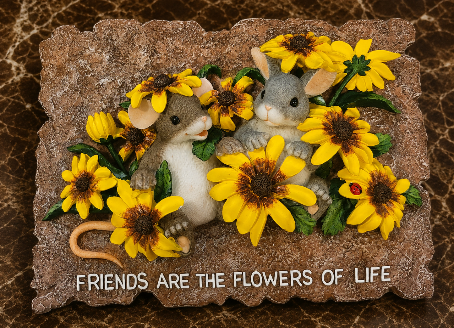 Charming Tails® "Spring Garden" Friends Wall Plaque