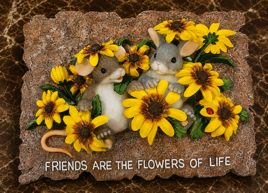 Charming Tails® "Spring Garden" Friends Wall Plaque