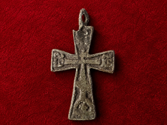 Antique 18th Century Russian Orthodox Pectoral Cross – Golgotha & Passion of Christ