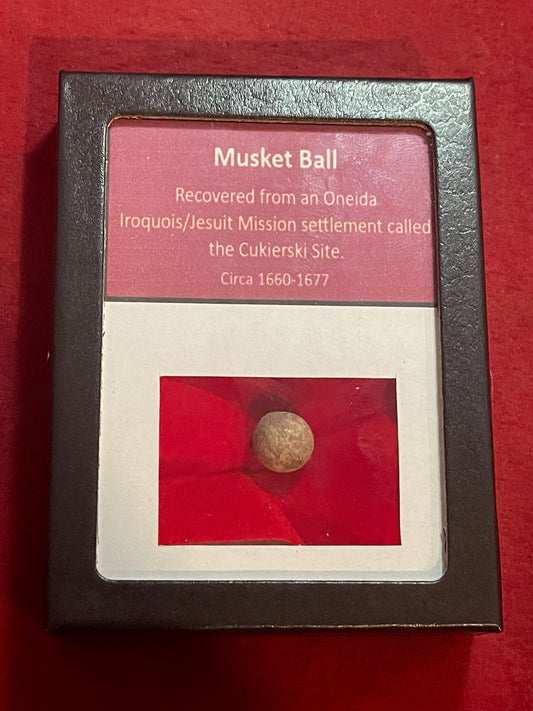 1600's Musket Ball with free E-Book!