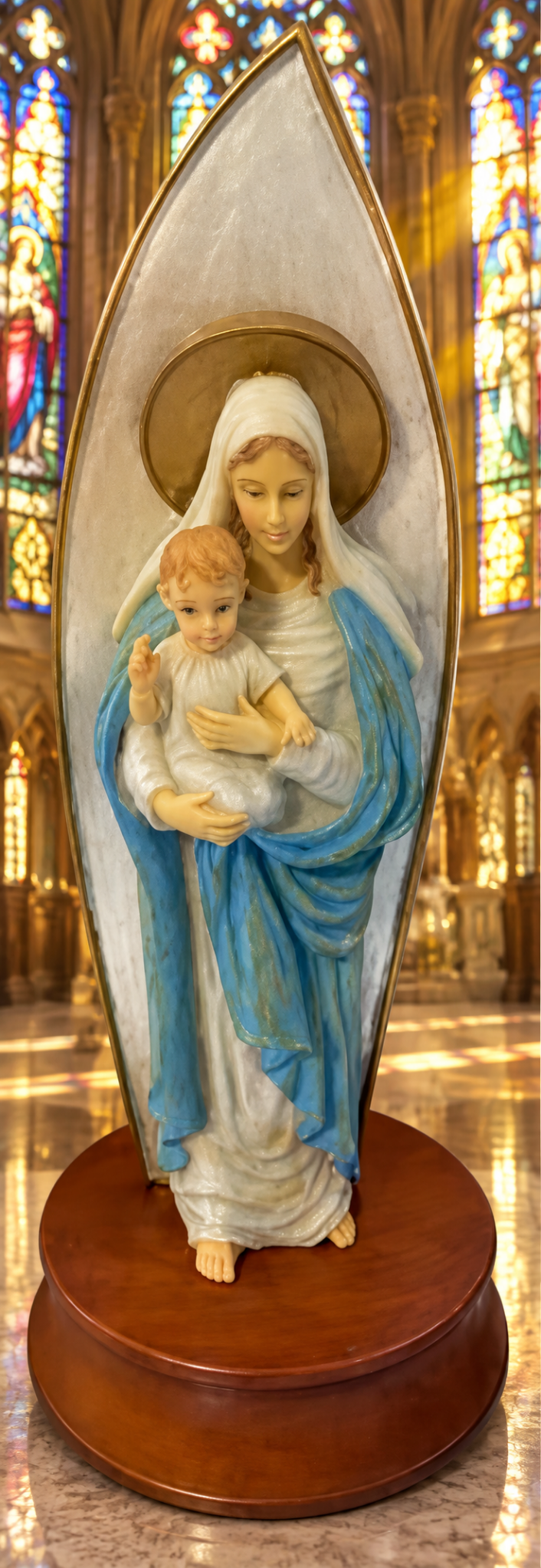 Our Lady with the Christ Child “Ave Maria” Music Box