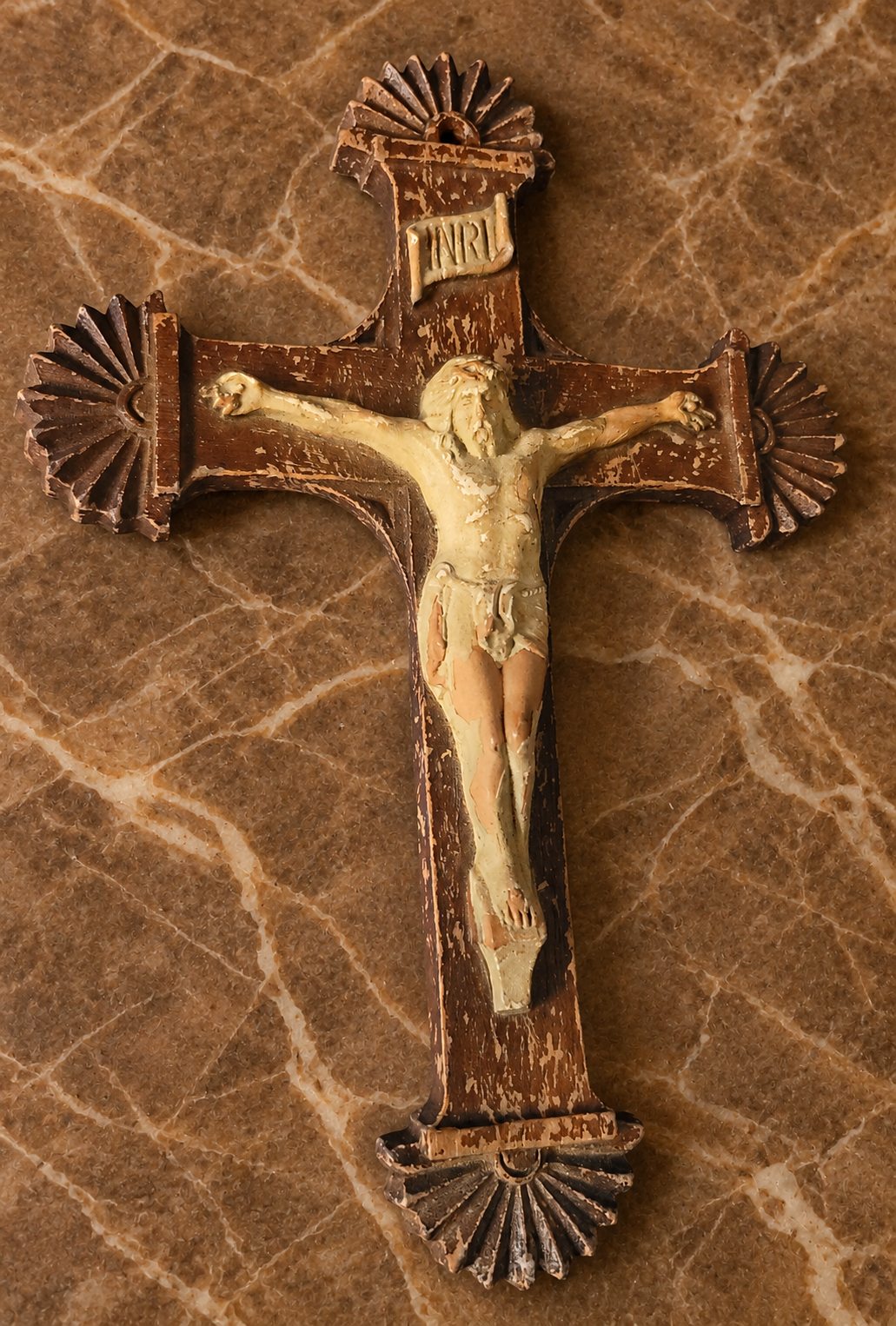 Convent Crucifix Touched to the True Cross – 6 1/2 Inch
