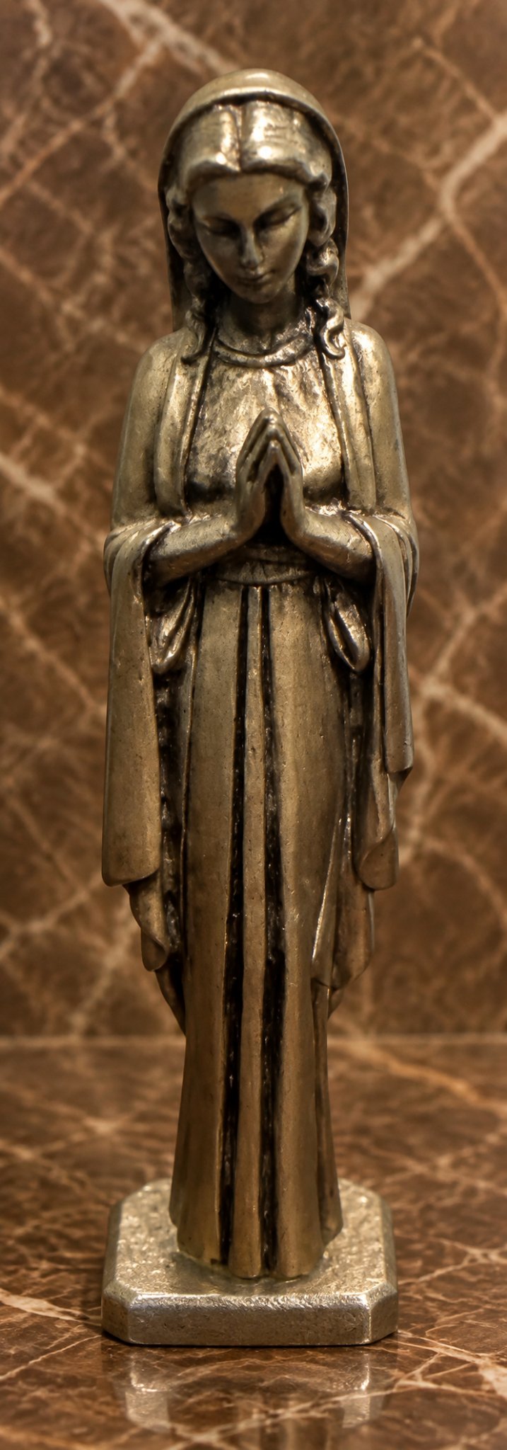 Vintage 1993  Praying Virgin Mary Statue — Convent Treasure