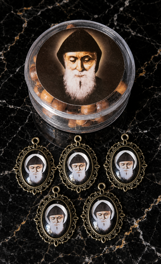 St. Charbel Prayer Rosary & Devotional Medal Collection
