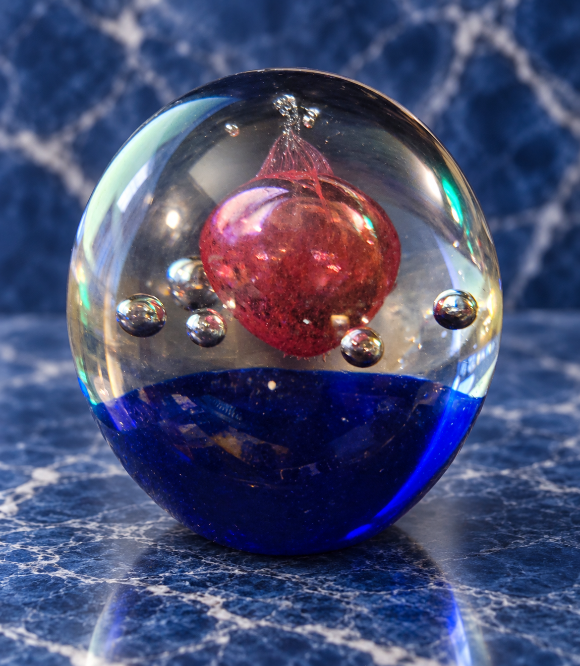 Vintage Dynasty Gallery Celestial Art-Glass Paperweight