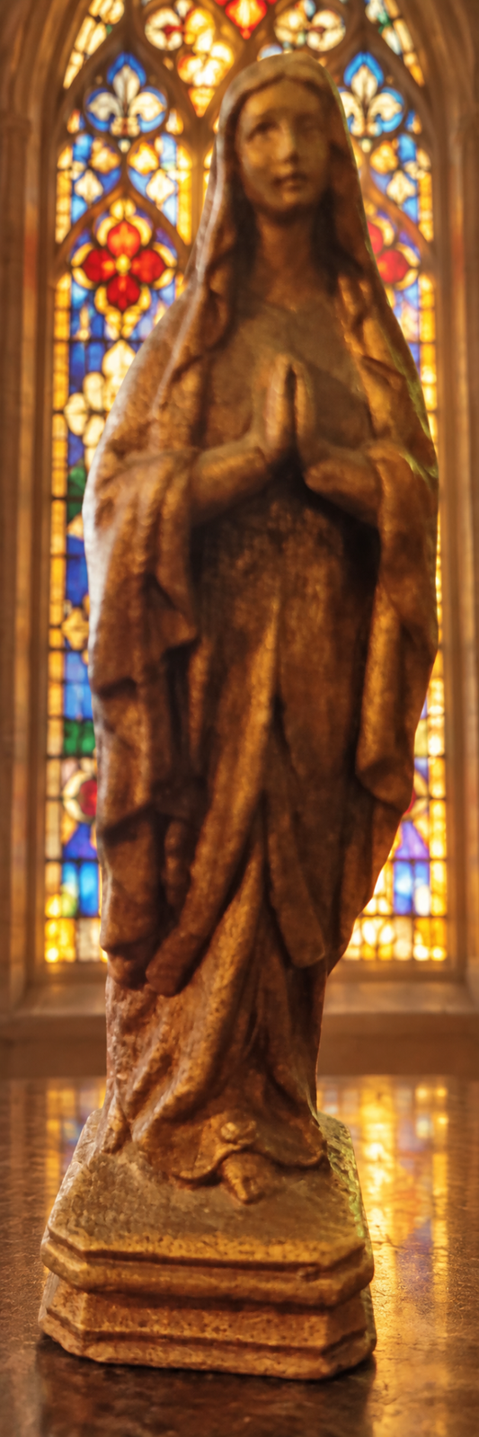 Vintage Blessed Mother Statue