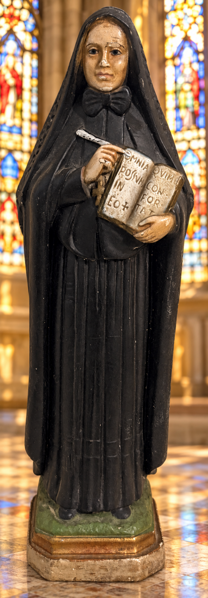 Vintage Saint Frances Xavier Cabrini Convent Statue