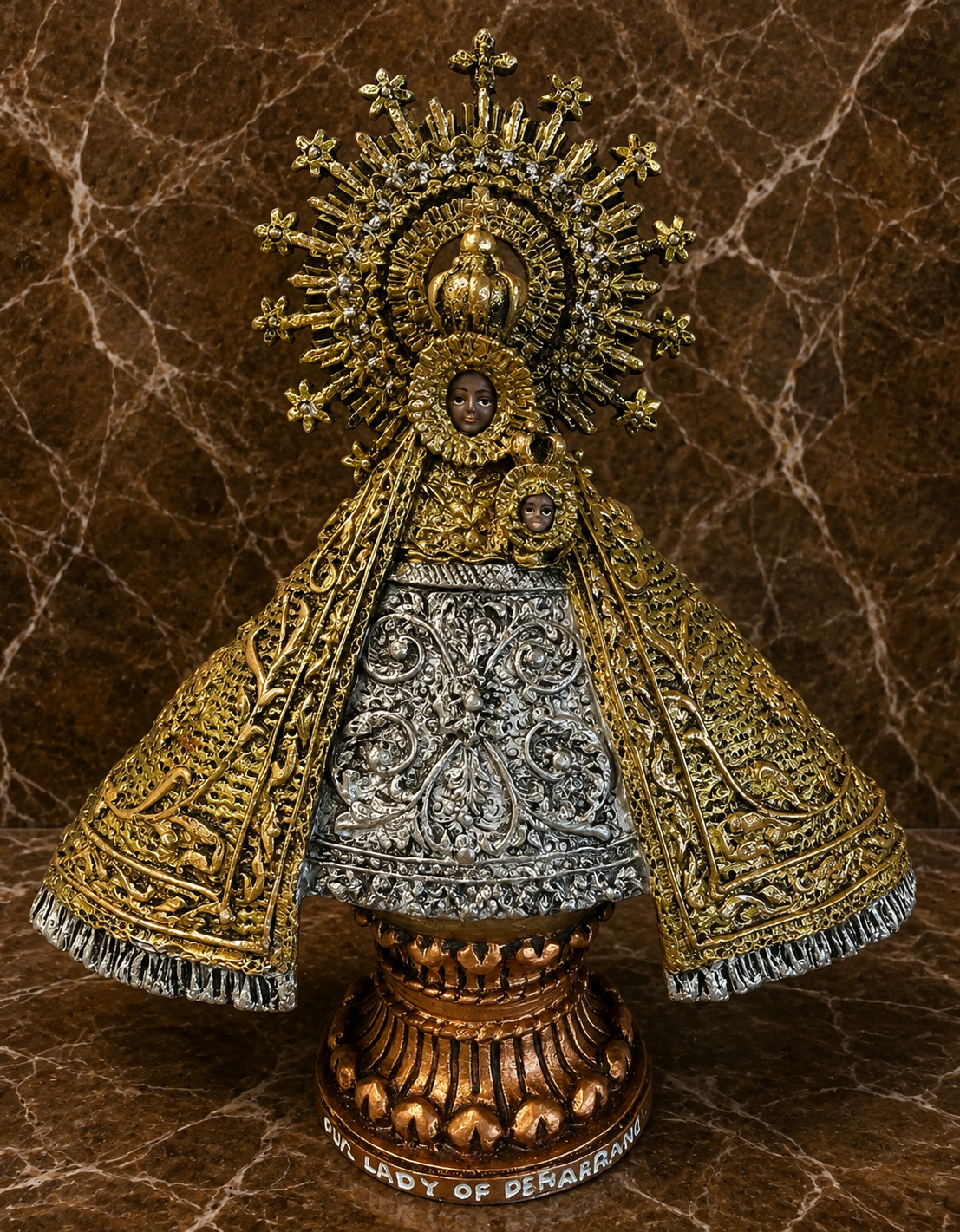 VINTAGE OUR LADY OF PEÑAFRANCIA WITH CHILD JESUS – FROM A CLOSED NUNS’ CONVENT