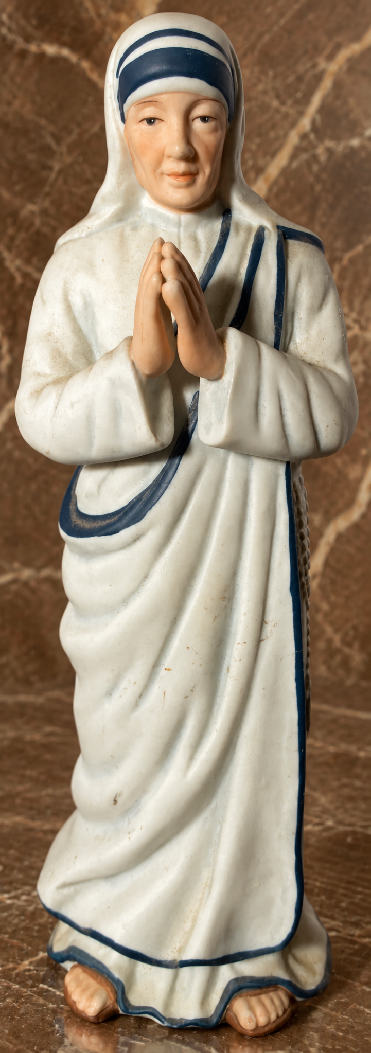 Vintage Mother Teresa Porcelain Figure From Closed Convent – 7¼