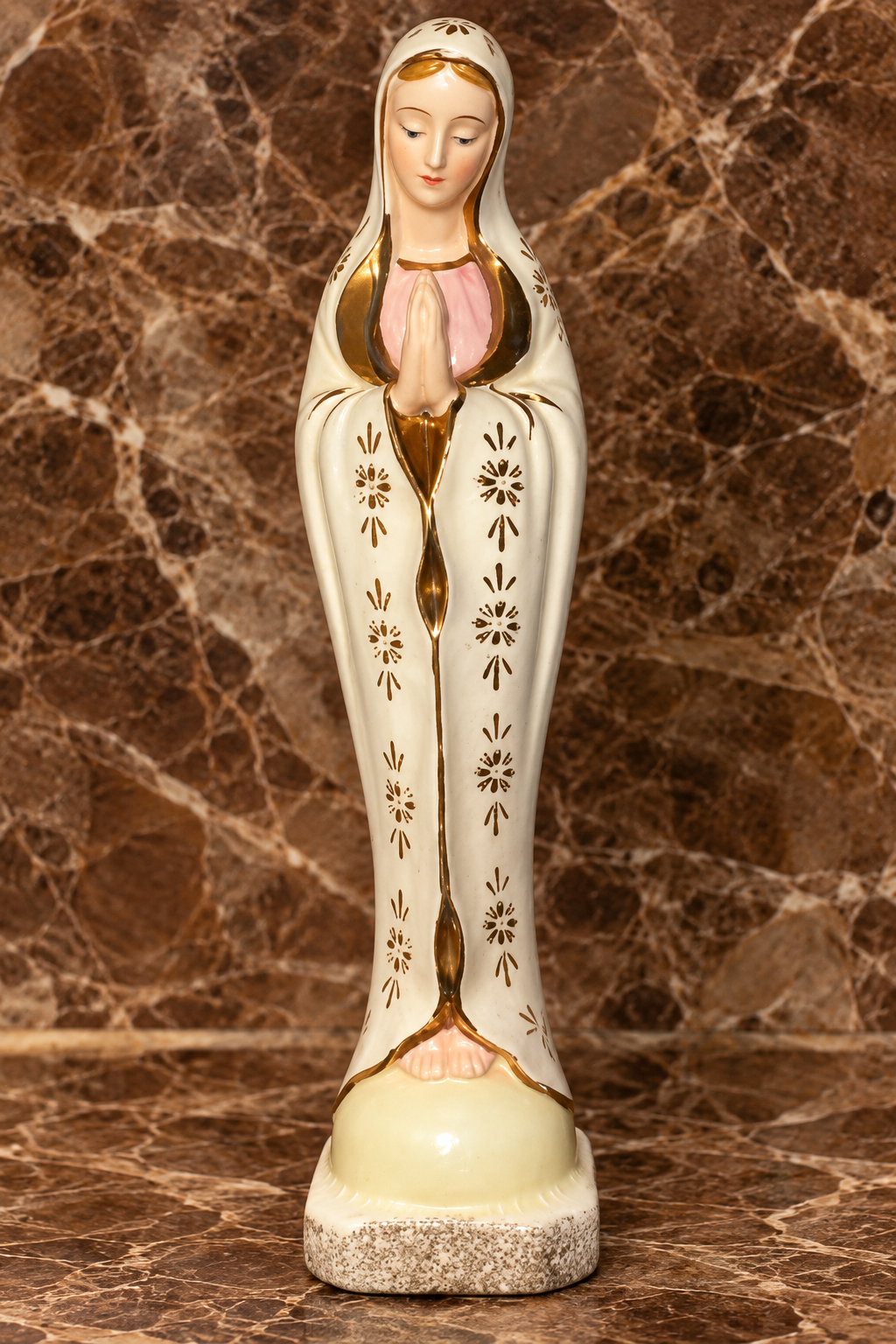 Vintage Praying Virgin Mary — From a Closed Nuns’ Convent