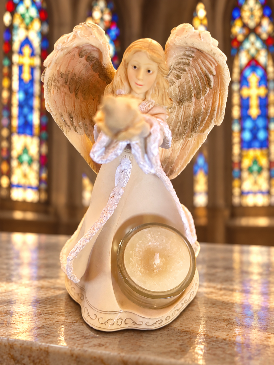Angel Tealight Holder — Made Exclusively for Yankee Candle