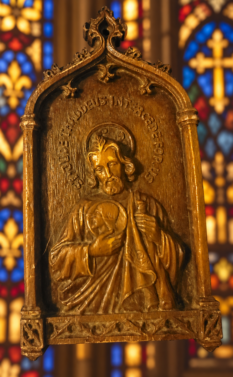 The Faithful Servant — Vintage Convent St. Jude Plaque