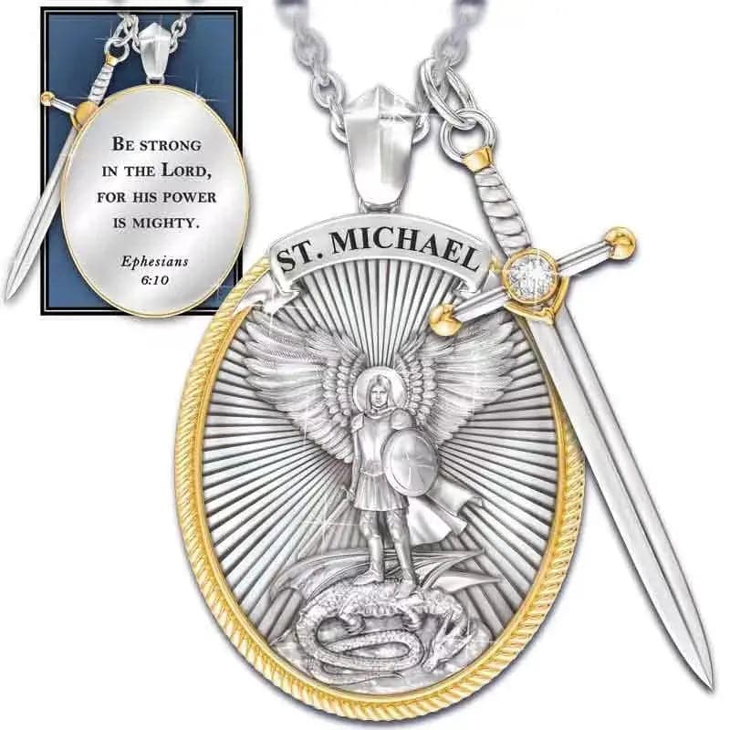 St. Michael Shield Protection Necklace- Pediatric Fundraiser