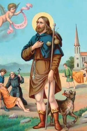 Prayer Card-St. Rocco (diseases) (Package of 10)